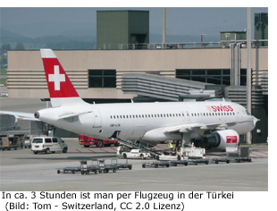 Flugzeit Flugdauer Türkei Deutschland Österreich Schweiz